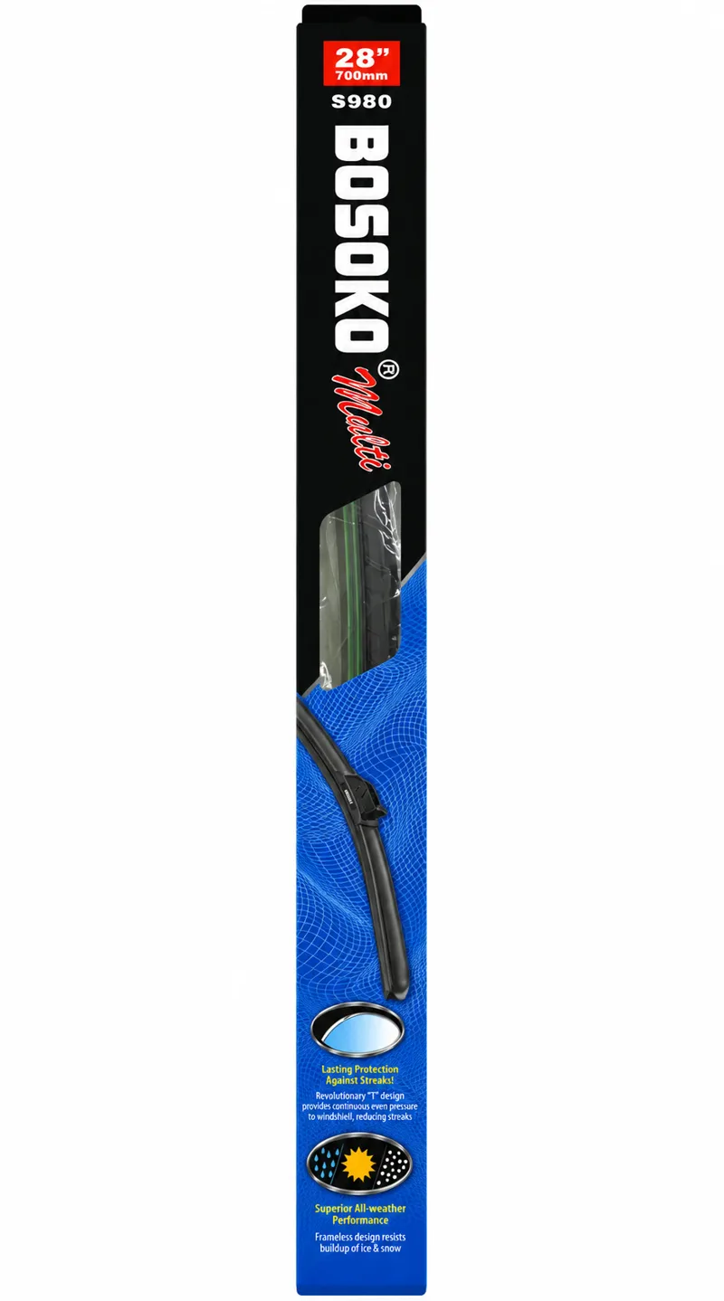 Автомобилна чистачка BOSOKO 28" (700 mm) с 10 адаптера