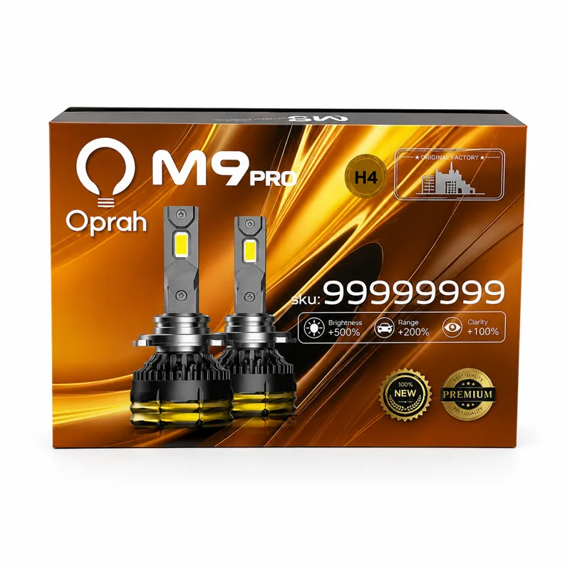 LED крушки H4 60W – комплект 2 броя