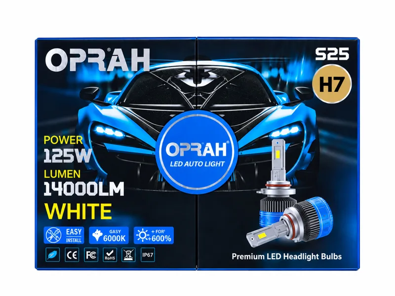 LED крушки H7 100W – комплект 2 броя