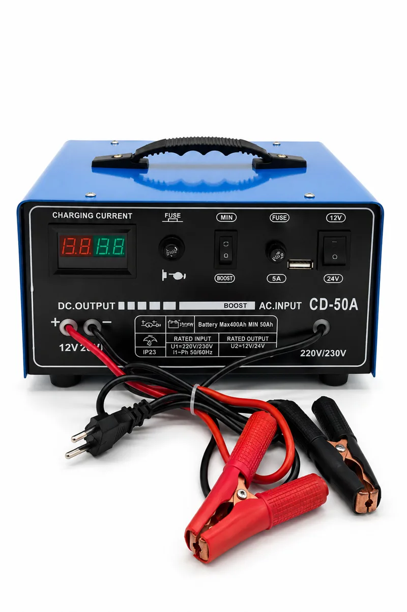 Зарядно за акумулатор CD-58A 12V/24V